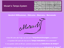 Tablet Screenshot of mozarttempi.de